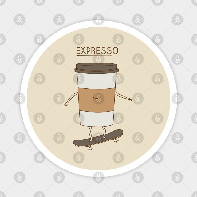 expresso Magnet by milkyprint